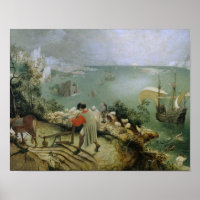 Pieter Bruegel l'Ancien -Paysage Chute d'Icarus