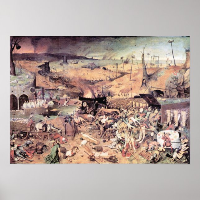 Affiche Pieter Bruegel-Triomphe de la mort (Devant)
