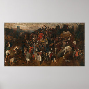 Affiche Pieter Bruegel's The Wine of Saint Martin's Day