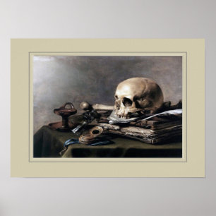 Affiche Pieter Claesz, toujours la vie