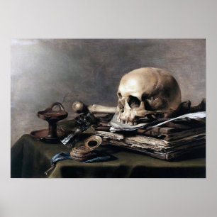 Affiche Pieter Claesz, vie morte