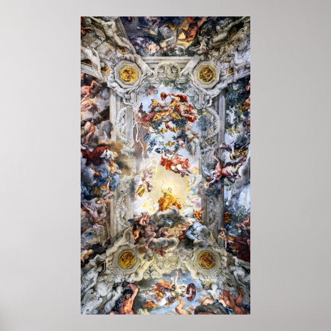 Affiche Pietro da Cortona - Triumph of Divine Providence (Devant)