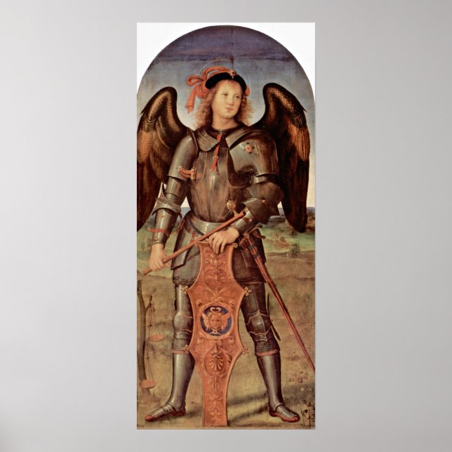 Affiche Pietro Perugino - Archange Michael (Devant)
