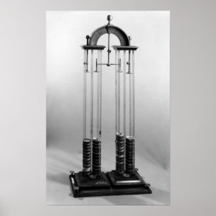 Affiche Pieu voltaïque fait pour Jacques Alexandre Charles