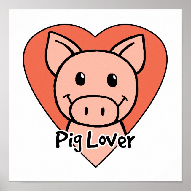 Affiche Pig lover (Devant)