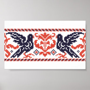 Affiche Pigeons en couple