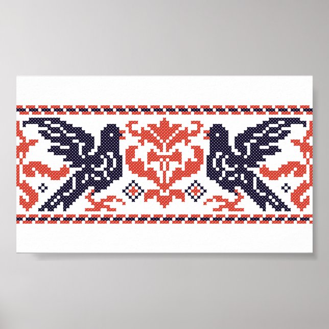 Affiche Pigeons en couple (Devant)