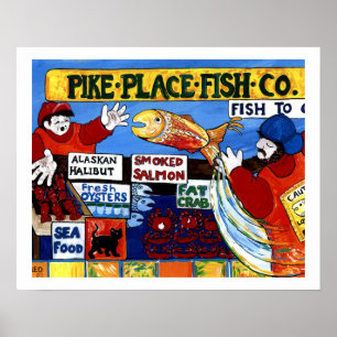 Affiche Pike Place Fish Co.