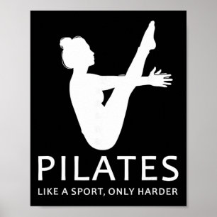 Affiche Pilates comme un sport seulement plus drôle Contrô