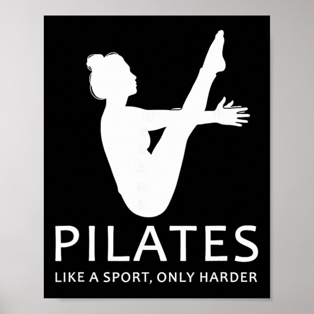 Affiche Pilates comme un sport seulement plus drôle Contrô (Devant)