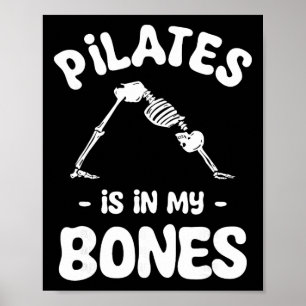 Affiche Pilates Est Dans Mes Os Méditation Halloween