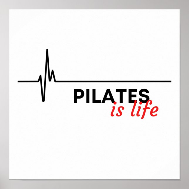 Affiche Pilates est la vie. (Devant)