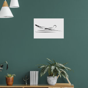 Affiche Pilates La Pose Cent - Réformateur