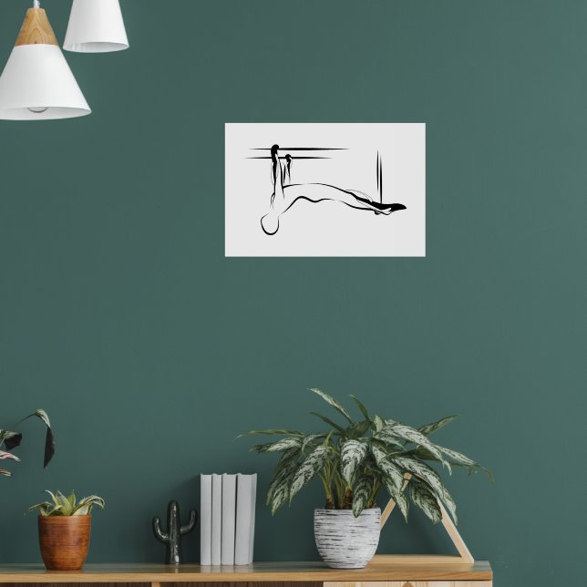 Affiche Pilates Pose Pull Up Pose - Cadillac (Salon 1)