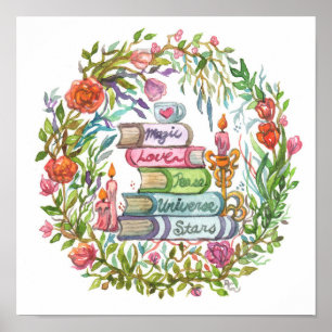 Affiche Pile de livres