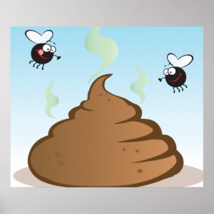 Affiche Pile Puant De Poop