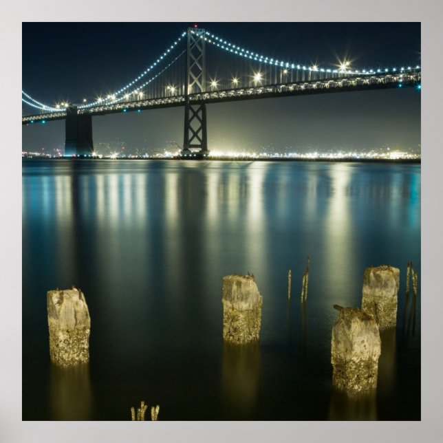 Affiche Pilings along the Embarcadero, San Francisco (Devant)