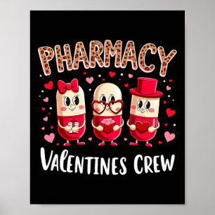 Affiche Pills Crew de la Saint-Valentin pour pharmacie mig