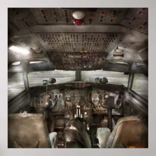 Affiche Pilote - Cockpit - Nous avons besoin d'un pilote o