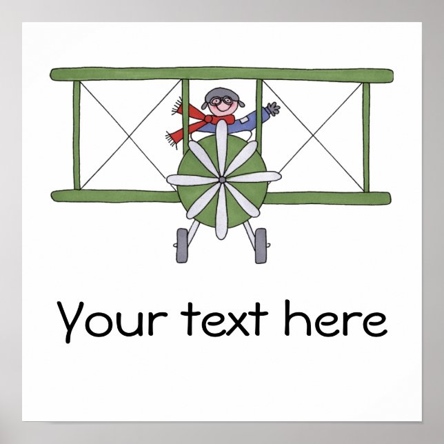 Affiche Pilote d'avion (Devant)