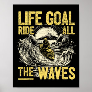 Affiche Pilote de motomarine Jet Skiing I Objectif de vie 