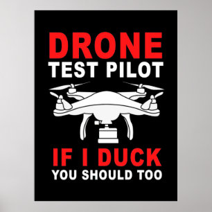 Affiche Pilote d'essai de drone