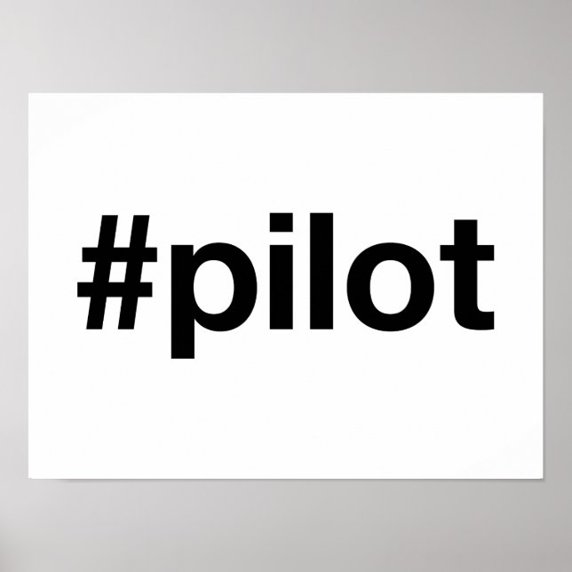 Affiche PILOTE Hashtag (Devant)