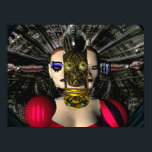 Affiche PILOTE SPACESHIP ANDROID XENIA, Science-fiction<br><div class="desc">Cadre d'animation coloré de notre film de science-fiction HYPERION WORLD travail en cours. Android Nanotech - Xenia 05. Vous pouvez voir les extraits de films en cours à : htttp://www.webalice.it/baldesign3dBulgan & Alessandro Lumini 3D design et animation Florence-Italie.</div>