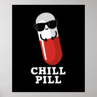 Pilule pilule Cool médecine pun Dark BG
