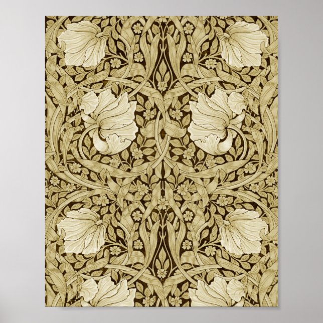 Affiche Pimpernel Gold, William Morris (Devant)