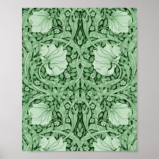 Affiche Pimpernel Green, William Morris (Devant)