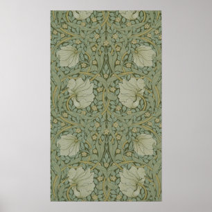 Affiche Pimpernel par William Morris Vintage Floral Textil