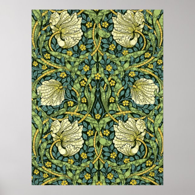 Affiche Pimpernel, points d'infini par William Morris (Devant)