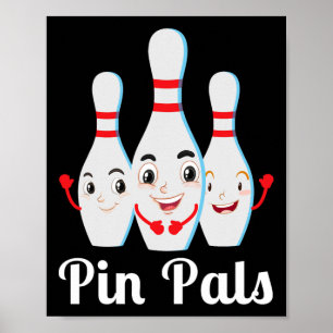 Affiche Pin Pals Bowling Shirl Bowl Shirt Bowl Ligue B