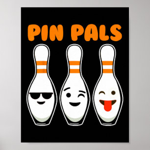 Affiche Pin Pals Cute Funny Bowling