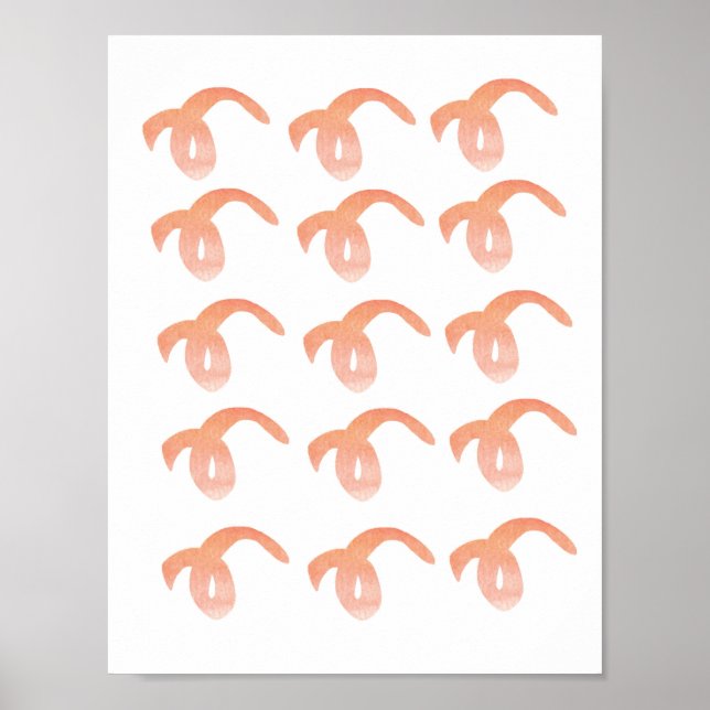 Affiche Pin Tail Pig Tails Ferme Animaux Fille Anniversair (Devant)