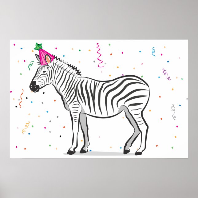 Affiche Pin the Tail on the Zebra (24x36) (Devant)