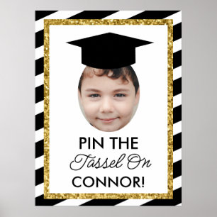 Affiche Pin the Tassel on the Grad Photo Game