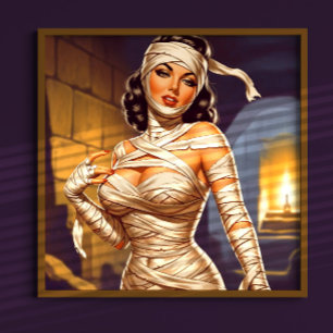 Affiche Pin-up de momie vintage