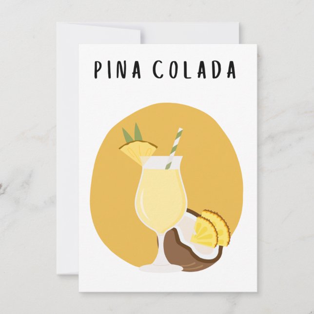 Affiche Pina Colada petit format (Devant)