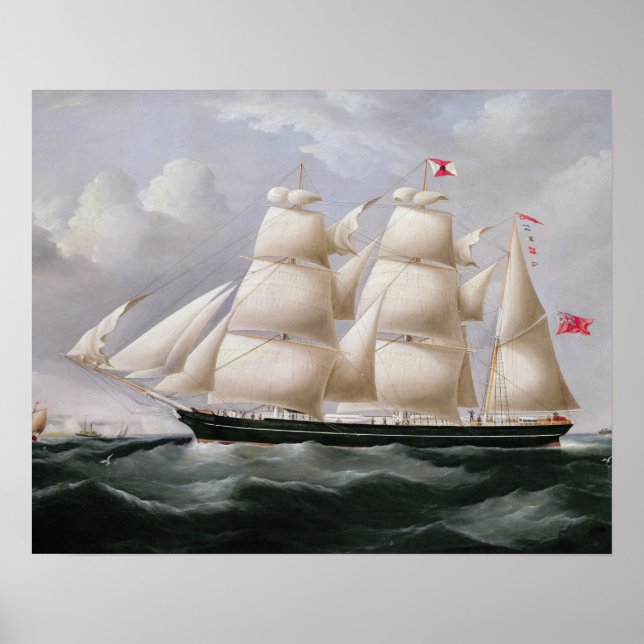 Affiche Pince barque 'Procymatia' de Douvres (huile sur ca (Devant)