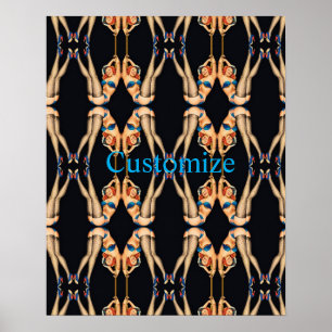 Affiche Pinceaux Vintages acrobatiques Thunder_Cove