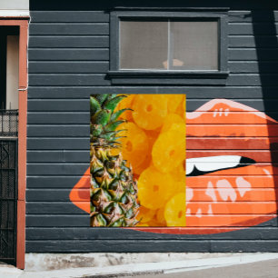 Affiche Pineapple with Cut Pineapple Slices, Foodie, ZSSG