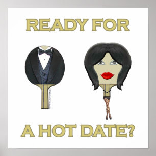 Affiche Ping de date chaude