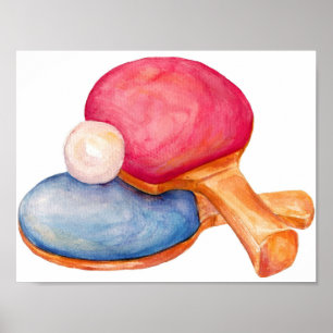 Affiche ping-pong