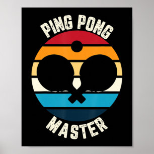 Affiche Ping Pong Master Table Tennis