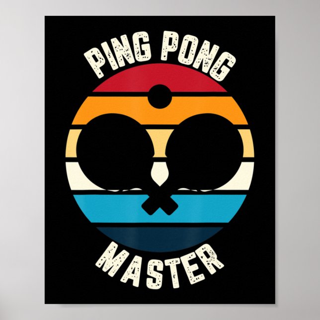 Affiche Ping Pong Master Table Tennis (Devant)
