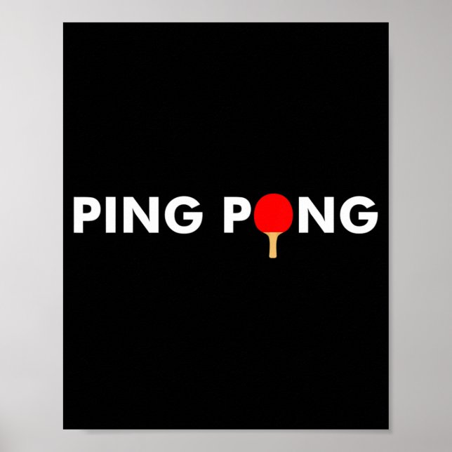 Affiche Ping Pong Paddle  for Table Tennis (Devant)
