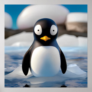 Affiche Pingouin