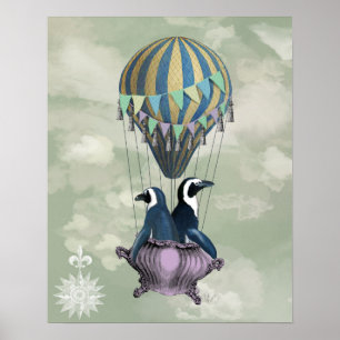 Affiche Pingouins volants